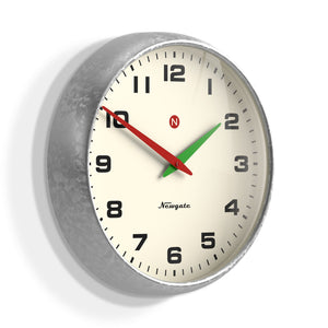 Superstore Wall Clock | Alpha Dial | Galvanised