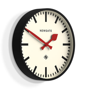 Universal Wall Clock | Railway Dial | Black
