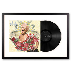 Framed P!nk - I'm Not Dead Vinyl Album Art | Pop Music Memorabilia