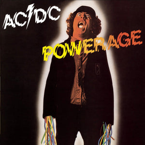 AC/DC - Powerage Vinyl Album & Crosley Record Storage Display Stand