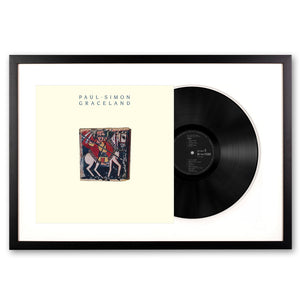 Framed Paul Simon - Graceland Vinyl Album Art | Folk-Rock Masterpiece