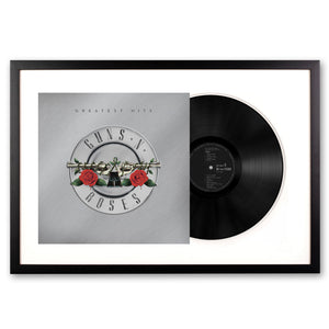 Framed Guns N' Roses - Greatest Hits Double Vinyl Album Art | Rock Memorabilia