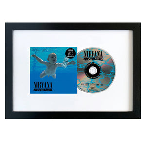 Nirvana - Nevermind 20th Anniversary CD Framed Album Art | Grunge Rock Memorabilia