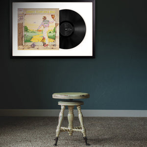 Framed Bon Jovi - Slippery When Wet Vinyl Album Art | Classic Rock Wall Decor