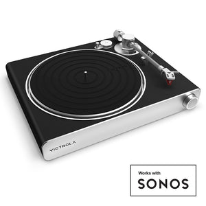 Victrola Stream Carbon Turntable | Wireless Streaming Vinyl Player | High-Resolution Sound