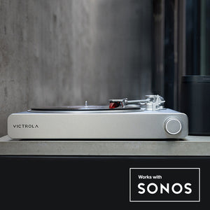Victrola Stream Carbon Turntable | Wireless Streaming Vinyl Player | High-Resolution Sound