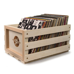 Victrola Revolution Go Turntable | Blue | Bundled Record Storage Crate