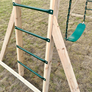 Kids Daintree 2-in-1 Monkey Bars & Swing Set