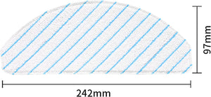 10 X Mopping Pads | Compatible with Ecovacs Deebot T9/T9+/N8 PRO/N8 PRO+/N8/N8+/NEO/T8/T8+/T8 AIVI/X1 PLUS/T10 PLUS