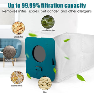 Hygieia 10-Pack Clean Station Dust Bags | For Samsung Bespoke Jet Vacuum Cleaner