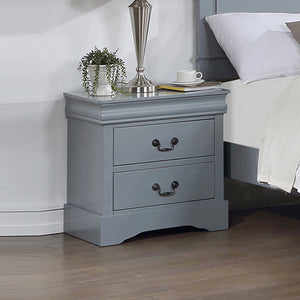 5-Piece Bedroom Suite | Solid Wood & MDF | Queen Size | Grey Colour | Bed, Bedside Table, Dresser & Tallboy