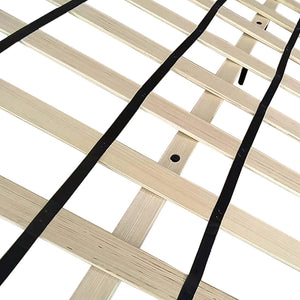 Queen Size Bedframe | Velvet Upholstery | Deep Grey Colour | Tufted Headboard | Deep Quilting