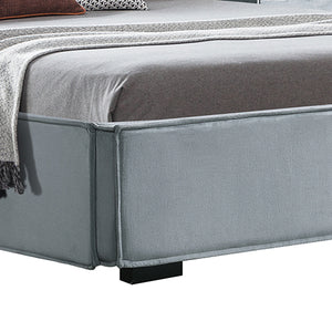 Estella Queen Bed Frame | Fabric Upholstery | KD Slat | Black