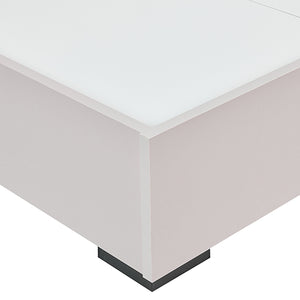 Queen Bed Frame | Fabric Upholstery | MDF | LED Headboard | Champagne Colour