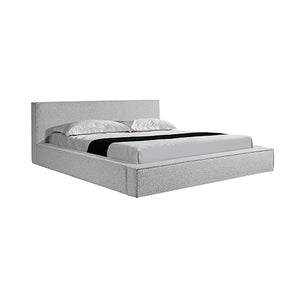 Ralph King Bed Frame | Fabric Upholstery | KD Slat | Sturdy Construction