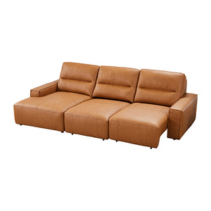 Albany 3 Seater Sectional Chaise | Genuine Leather | Sofa Bed | Comfortable Seating