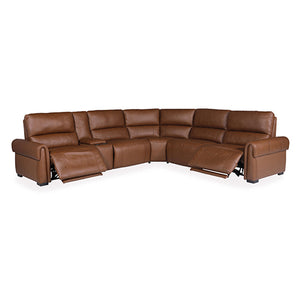 Havana 6 Seater Genuine Leather Recliner Sofa | Power Slide Chaise | Zero Gravity Mechanism