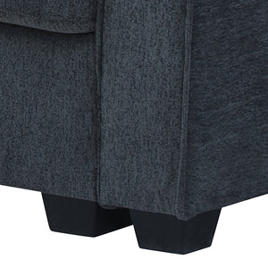 Corner Sofa Chaise | Polyester Fabric | Multilayer Comfort | 2 Pillows | Individual Pocket Spring Support