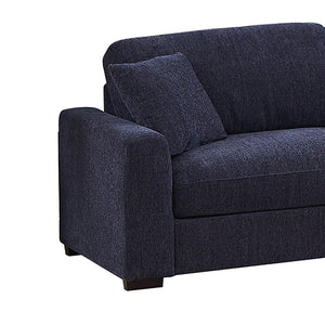 Orion Corner Sofa | Premium Fabric Upholstery | Padded Seat | Wooden Frame | Rubber Wooden Legs | Ottoman