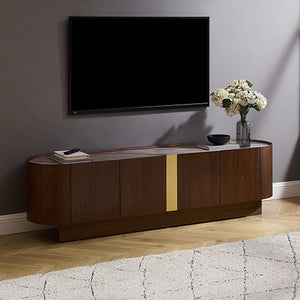 TV Cabinet | MDF Board | Melamine Interior | Storage Entertainment Unit | Modern Media Console