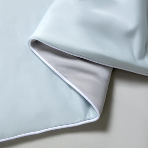 Ice Cooling Reversible Summer Comforter Blanket | Blue & Grey | Single/Double