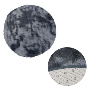2-Toned Extra Light Weighted Shaggy Fluffy Floor Mat | Grey