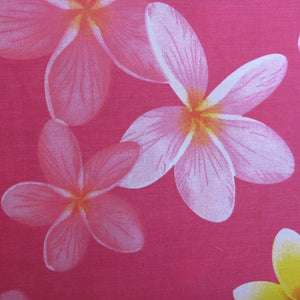 225TC Polyester Cotton Frangipani Jungle Pink Quilt Cover Set | King