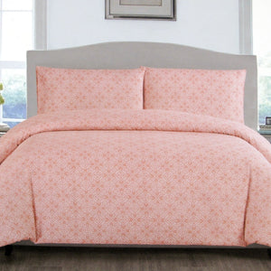 Artex | Peach Nzeppel Quilt Cover Set | Queen