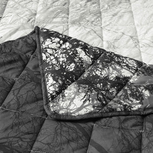 Bianca Boscage Quilted Coverlet Set | Black Forest Print | Polyester | Queen/King