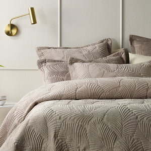 Bianca Kairo Taupe Coverlet Set | Queen/King