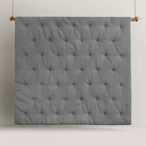 Accessorize Soho Waffle Dark Grey 3 Piece Comforter Set | King