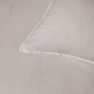 Accessorize Stone 400TC Bamboo Cotton Double Stitched Quilt Cover Set | Super King