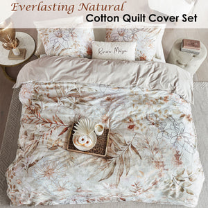 Riviera Maison | Everlasting Natural Cotton | Quilt Cover Set | King