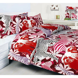 Bright Young Things | Jungle Red | Quilt Cover Set | Single