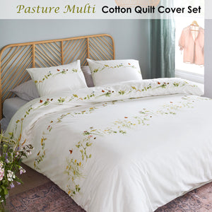 Bedding House | Pasture Multi Cotton | Quilt Cover Set | Queen