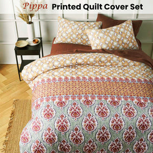 Big Sleep | Pippa Printed | Quilt Cover Set | Queen