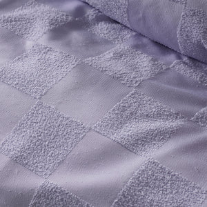 Accessorize | Tipo Lilac Chenille | Quilt Cover Set | Super King