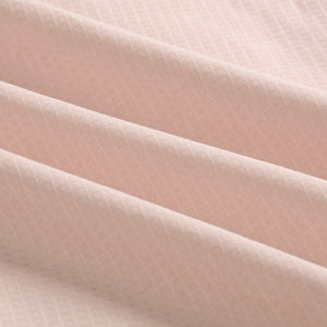 Waffle Textured Cotton Quilt Cover Set | Blush | King