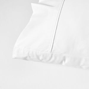 400TC White Bamboo Cotton Sheet Set | 40cm Wall | King Single