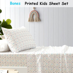Happy Kids | Bones Kids Printed Sheet Set | Single