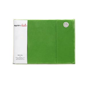 Happy Kids | Green Plain Dyed Microfibre Sheet Set | Single