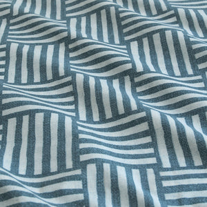 Ardor Fletcher Faded Indigo Printed Quilt Cover Set | King