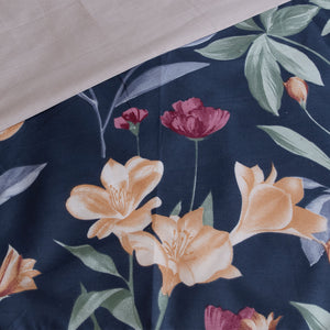 Ardor 250TC Ariana Floral Cotton Sateen Quilt Cover Set | Queen