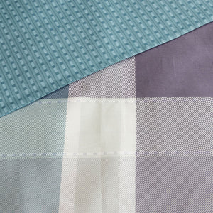 Ardor 250TC Costa Check Cotton Sateen Quilt Cover Set | Queen