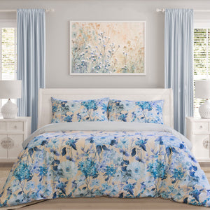 Ardor Peach Blossom Printed Quilt Cover Set | King