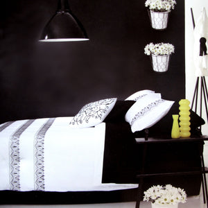 Ardor Charlotte White Quilt Cover Set | Queen