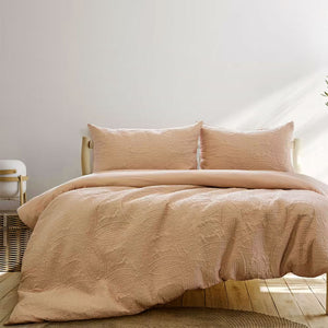 Ardor Chateau Cinnamon Embossed Quilt Cover Set | King
