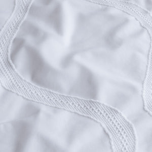 Ardor Lucy White Tufted Detail Quilt Cover Set | Double