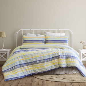 Ardor Milford Seafoam Polyester Cotton Quilt Cover Set | King