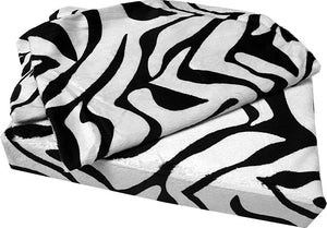 Shangri-La Printed Faux Fur White Tiger Quilt Cover Set | Queen
